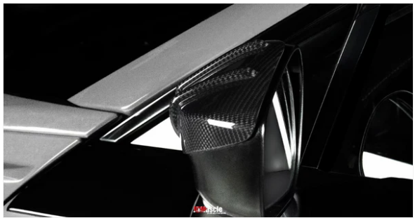 JDMuscle Tanso RAR Style Carbon Fiber Side Mirror Covers - 2013+ BRZ/FRS/86 image 2