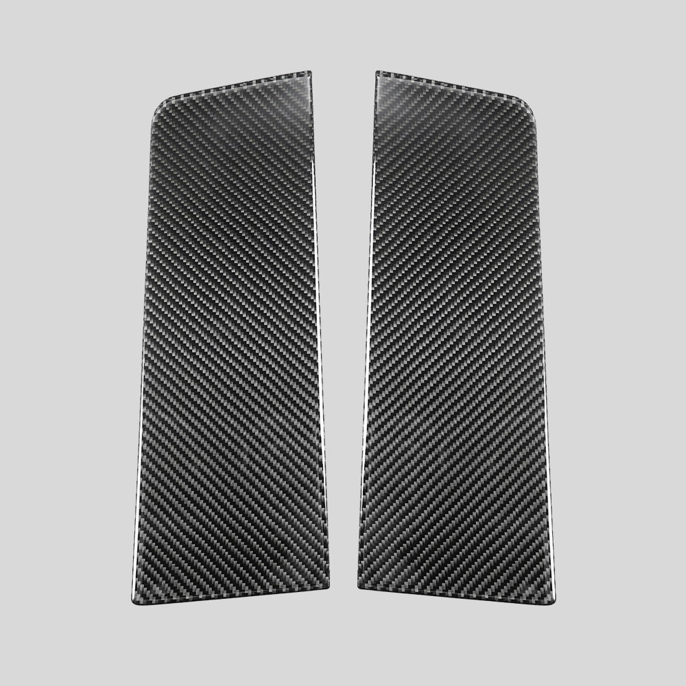 JDMuscle 15-21 WRX/STI P&S Series Carbon Fiber Front Door Panel Trim Covers image 0