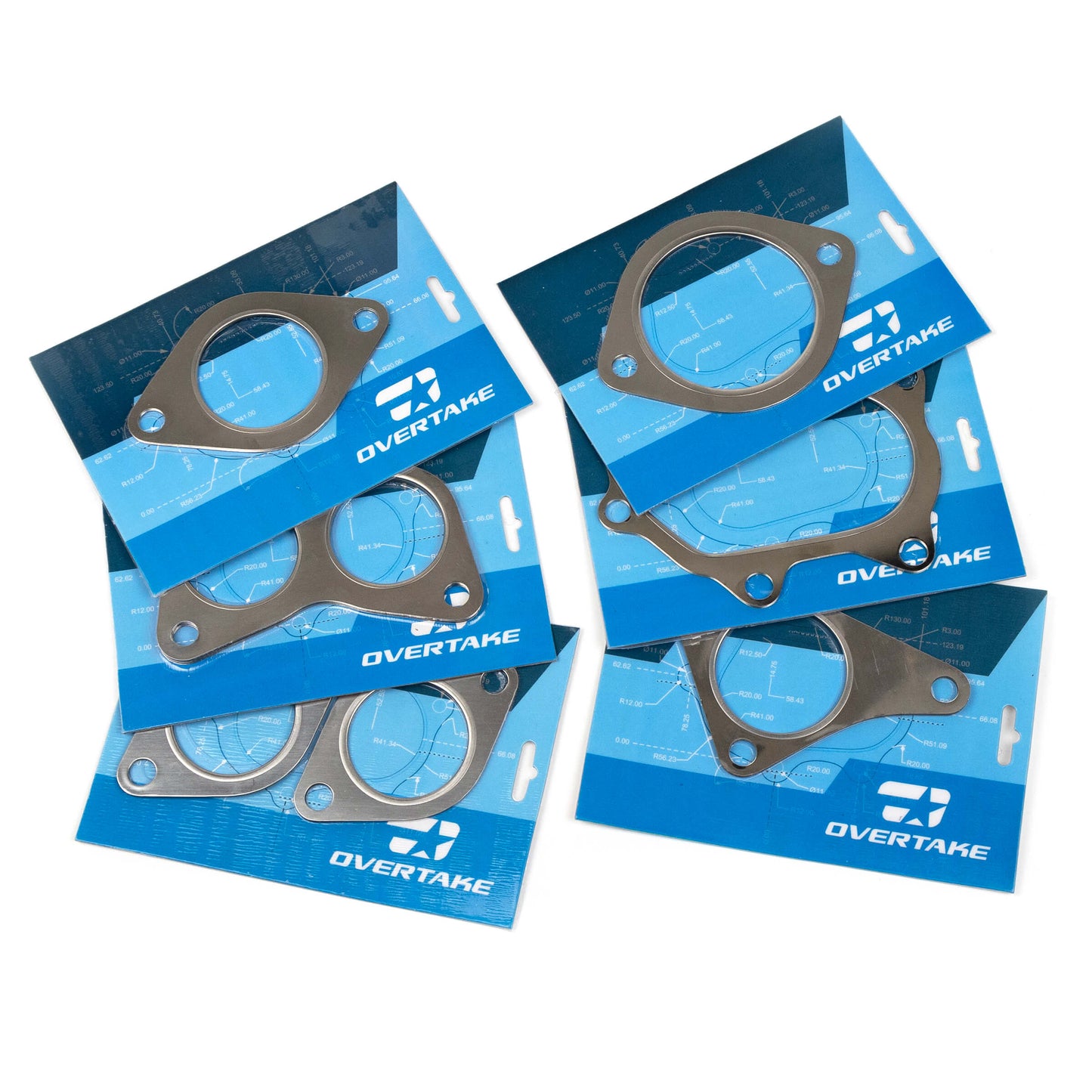 Overtake Exhaust Gasket Set - Subaru WRX / STi / LGT / FXT / OBXT (EJ Engine) image 0