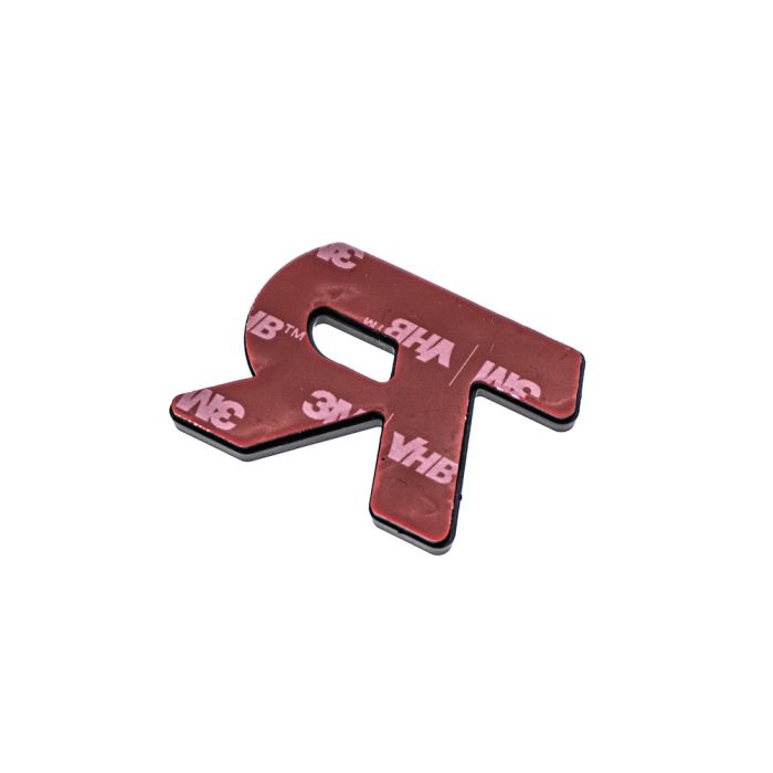 SMY Subaru TR "Tuner Ready" Trunk Badge Black / Red 2022-2025 WRX image 1