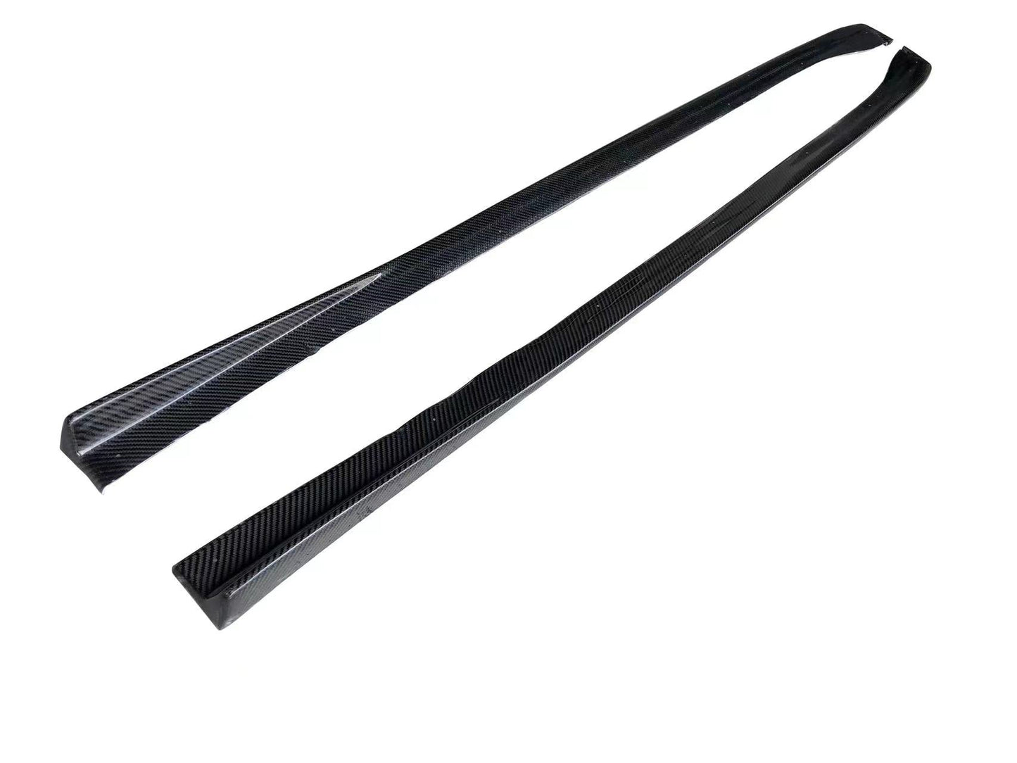 JDMuscle 15-21 WRX/STI Carbon Fiber VR2 Style Side Skirt image 0