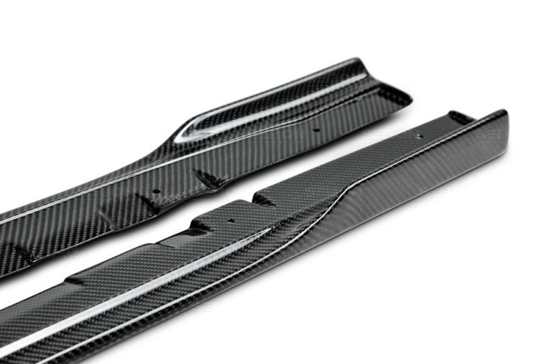 MB-style carbon fiber side skirts for 2015-2021 Subaru WRX/STi