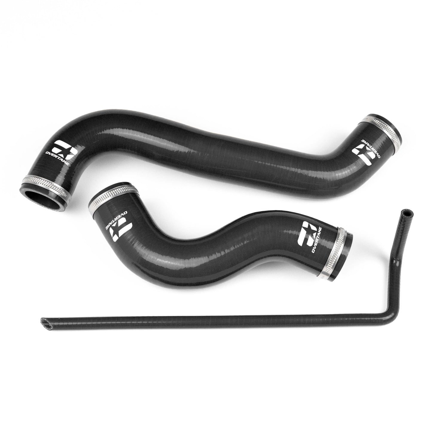 Overtake Radiator Hose Kit BLACK - Subaru 15-21 WRX, 14-18 FXT image 1