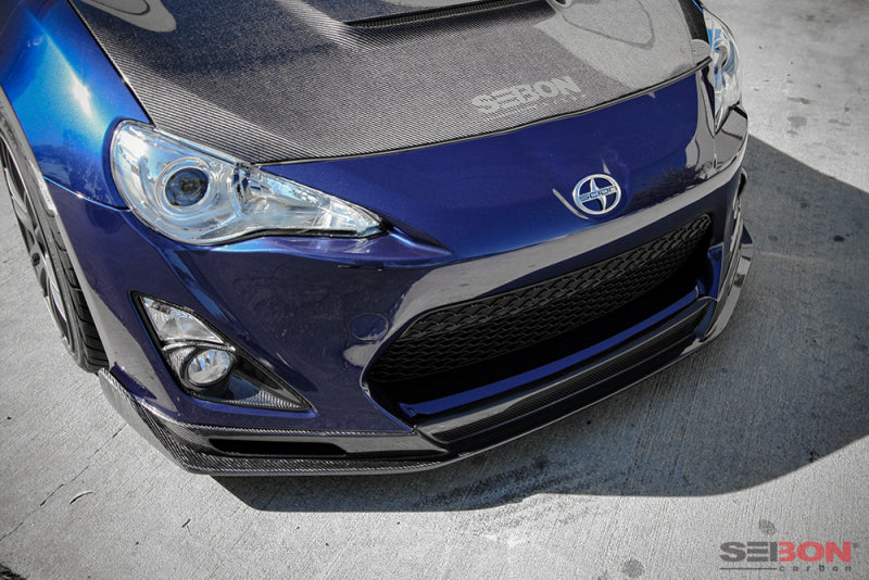 KC-style carbon fiber front lip for 2013-2016 Scion FRS