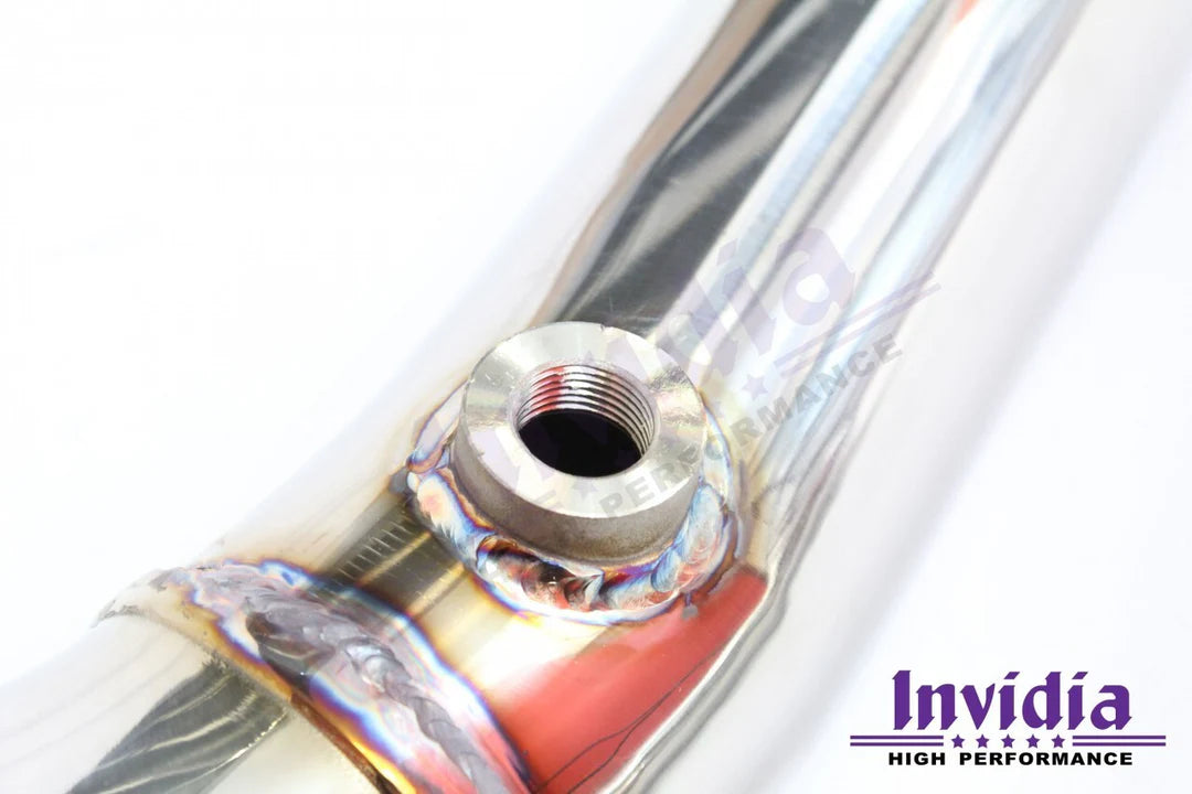 Invidia 15-21 Subaru WRX FA20 CATTED Down Pipe (Bottom Cat) wide Band