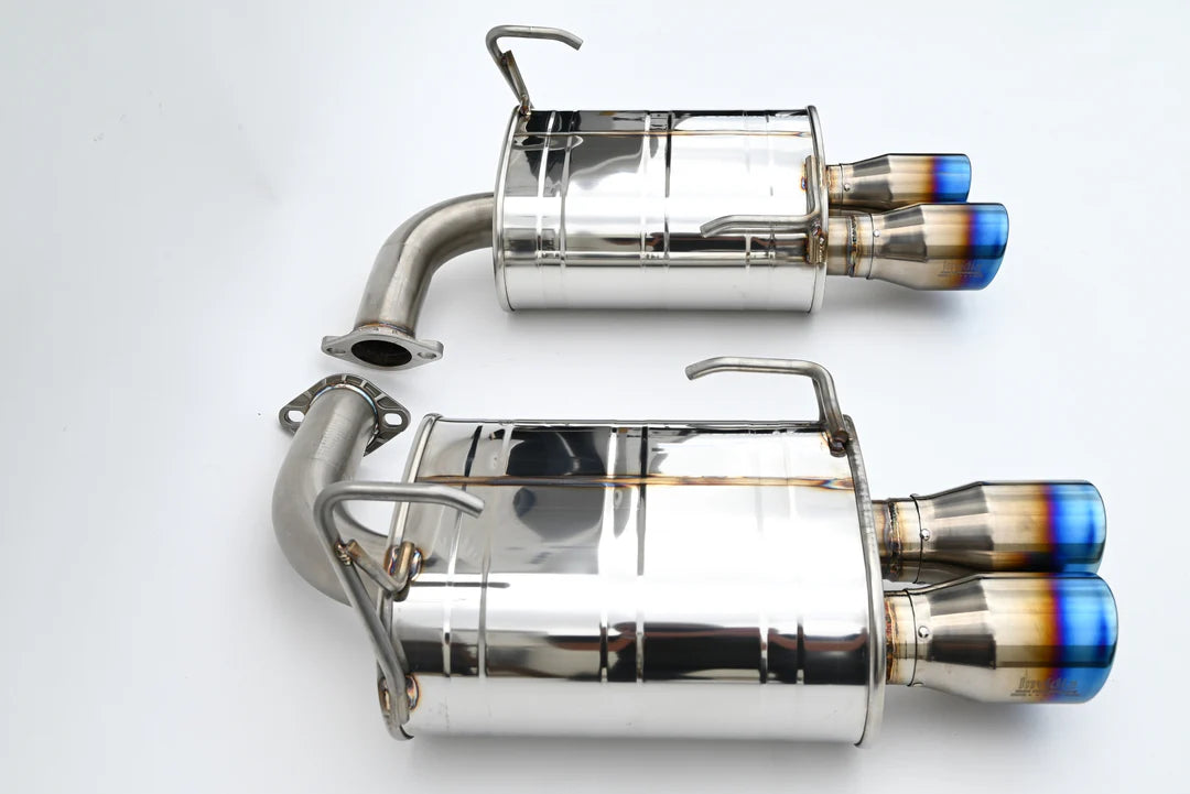Invidia 22-Up Subaru WRX Axle Back Q300 3.5" Rolled Dual Wall Titanium Tip Exhaust