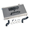 IAG Triple Pass Competition Series 55mm Radiator for 2008-14 Subaru WRX, 08-21 STI