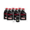 IAG MOTUL Engine Break-In Oil Change Service Package w/ Extra 1 Liter For 2002-14 Subaru WRX, 2004-21 STI