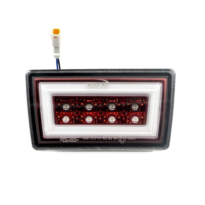 SMY F1 V3 Hyper-Flash Rear Brake Light, Red w/ DRL White Light Bar 2022-2025 WRX image 1