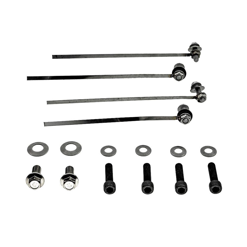 SMY Center Floor Power Brace Kit Wrinkle Black 2008-2021 WRX / STI image 4