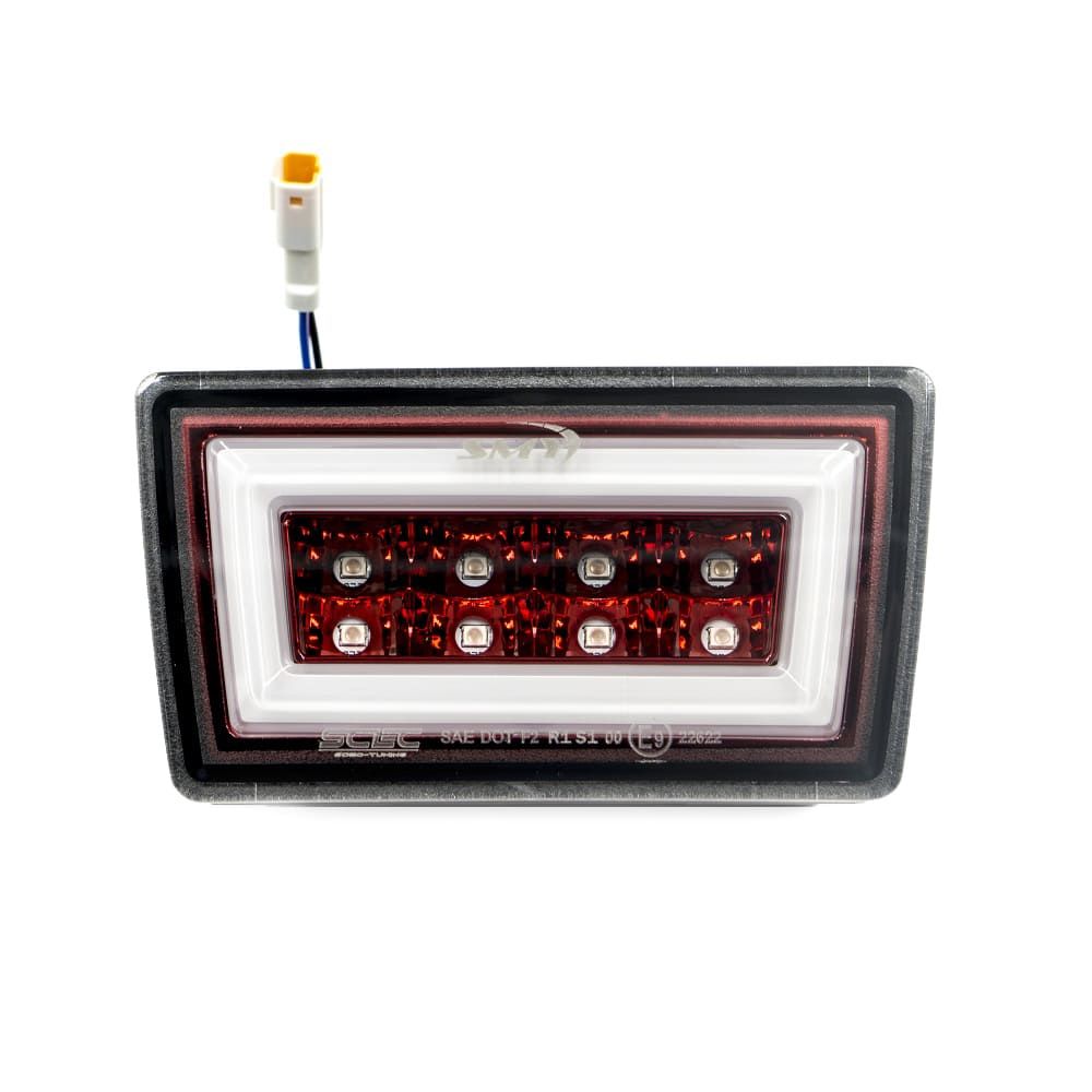 SMY F1 V3 Hyper-Flash RBL, Red w/ DRL White Light Bar 2011-2014 WRX / STI image 1