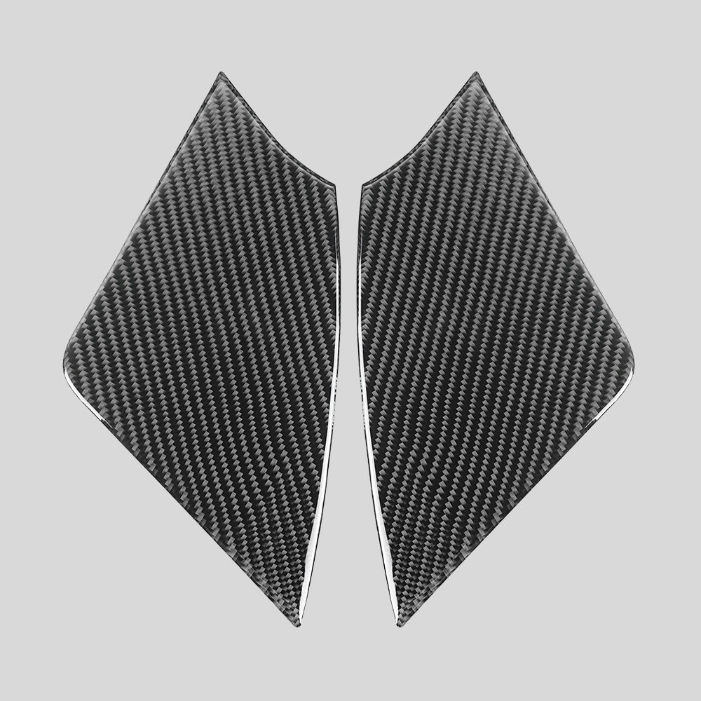 JDMuscle 15-21 WRX/STI P&S Series Carbon Fiber Rear Door Panel Trim image 0