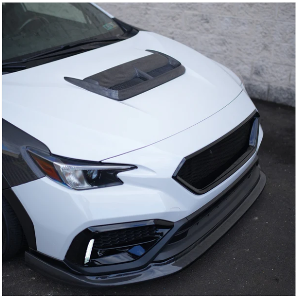JDMuscle [22-25 WRX] Carbon Fiber FMIC Reverse Hood Scoop V2 image 4