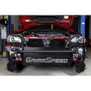 GrimmSpeed Front Mount Intercooler Kit Black - 2008-14 Subaru STI
