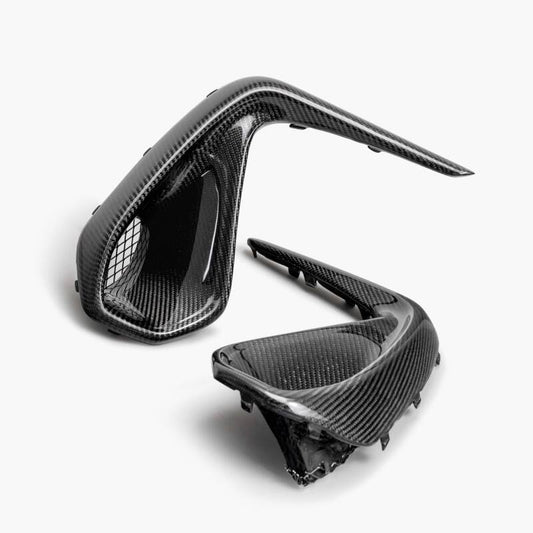 Carbon fiber front bumper duct for 2022 Subaru BRZ