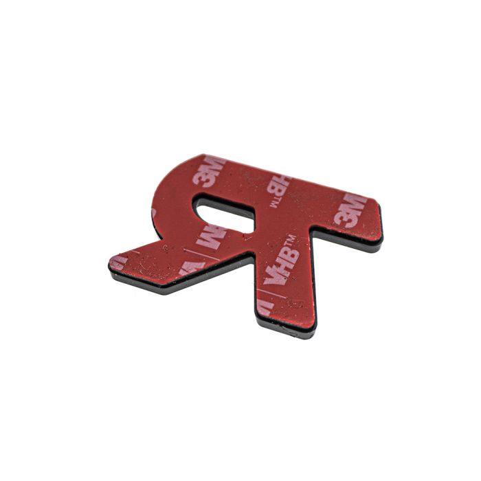 SMY Subaru TR "Tuner Ready" Trunk Badge White / Red 2022-2025 WRX image 1