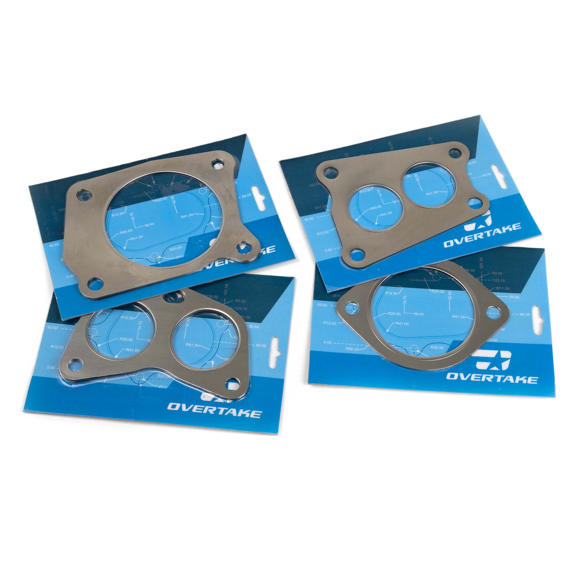 Overtake Exhaust Gasket Set - Subaru WRX 2015-21, FXT 14-18 image 0