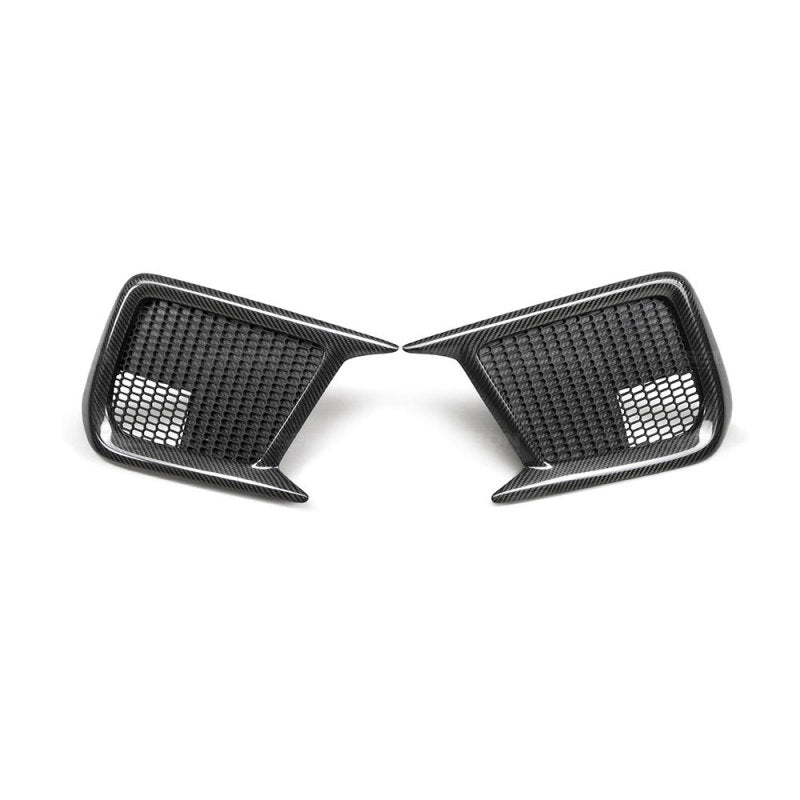 Carbon fiber fog light surround for 2018-2021 Subaru WRX/STI