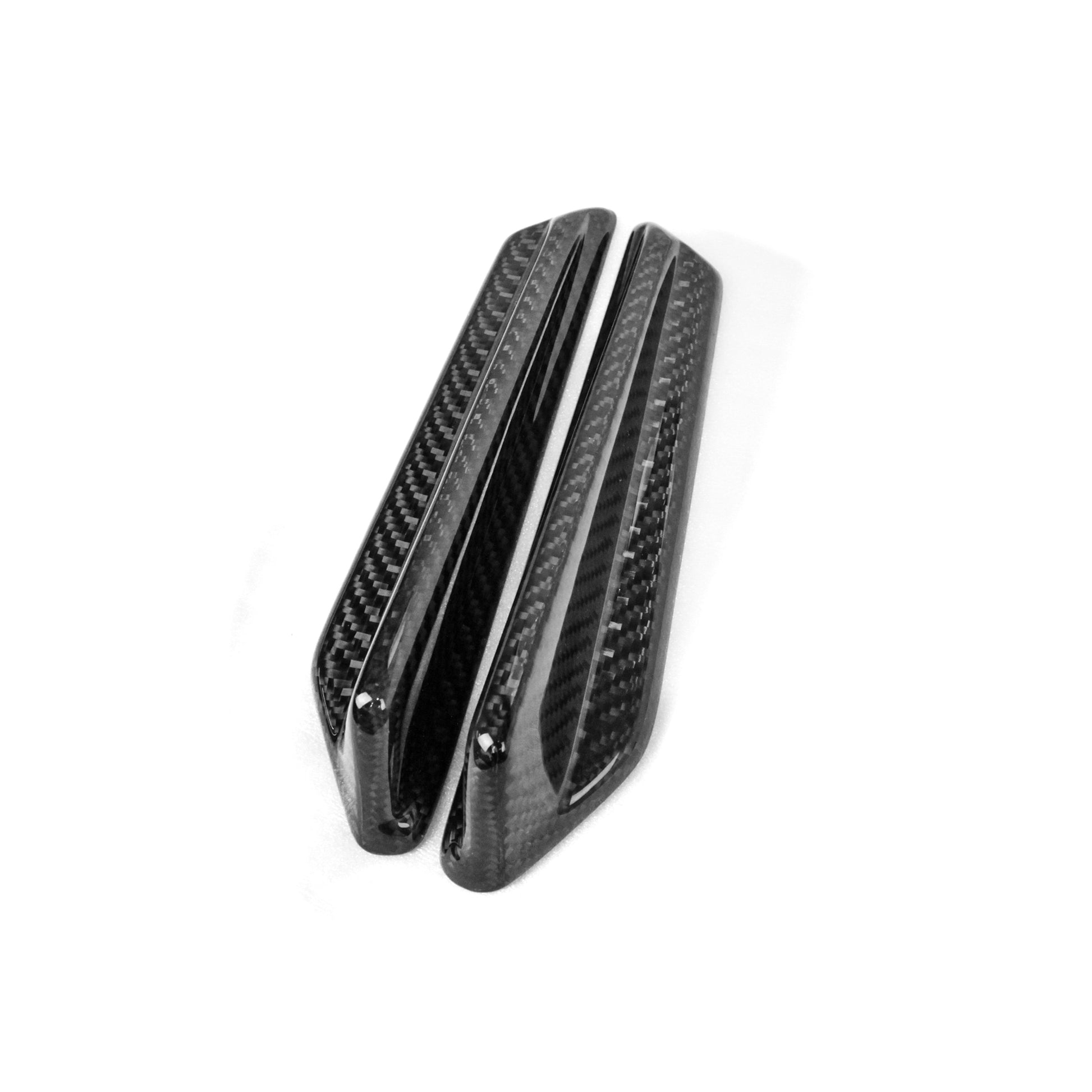 JDMuscle 15-21 WRX/STI Tanso Carbon Fiber/Painted Canards V1 image 0