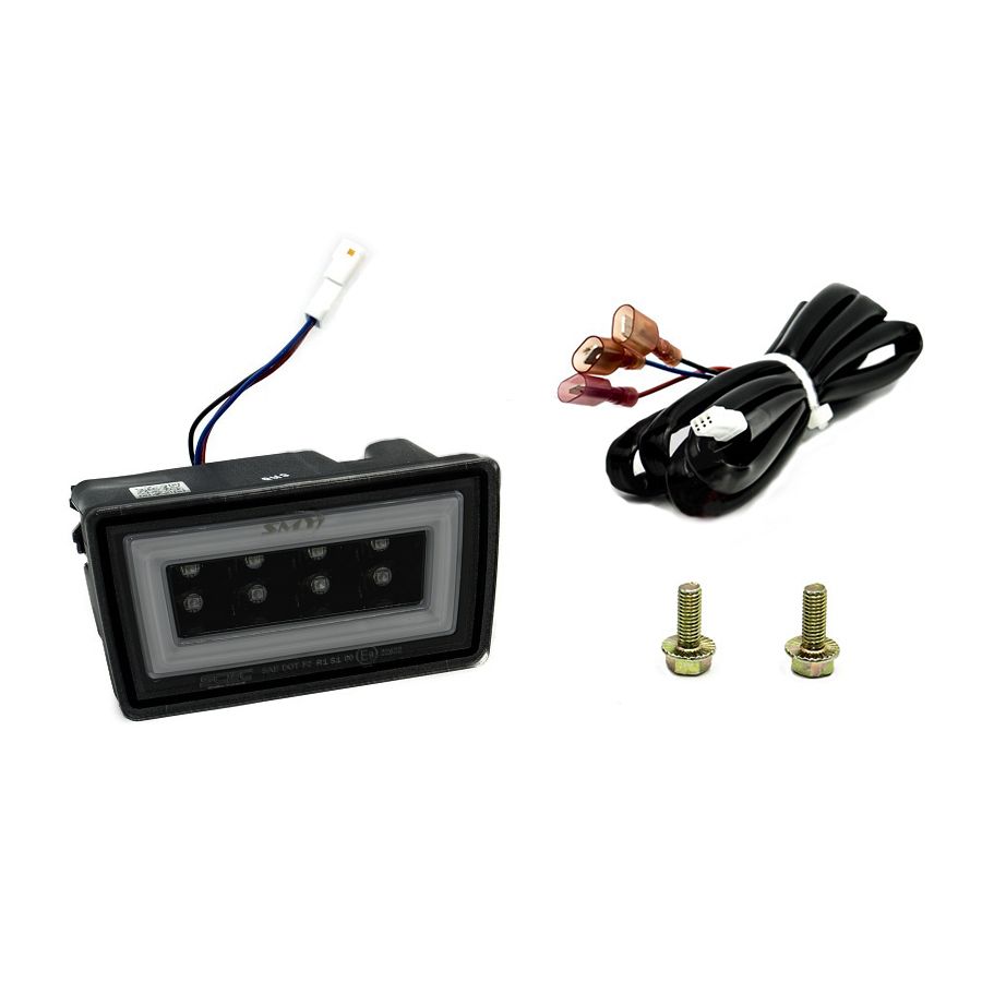 SMY F1 V3 Hyper-Flash RBL, DBL Smoked w/ DRL White Light Bar 2011-2014 WRX / STI image 0