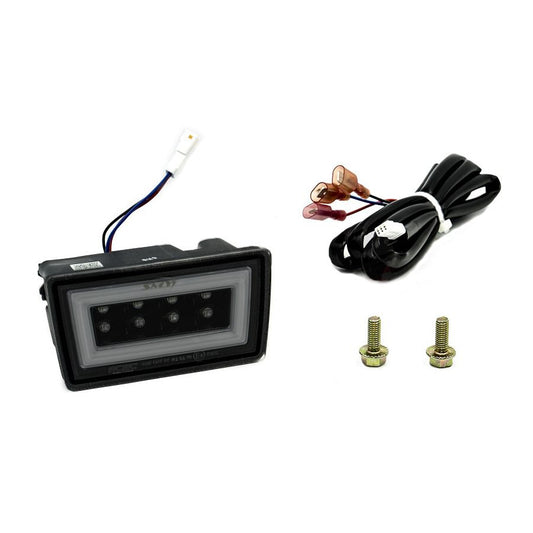 SMY F1 V3 Hyper-Flash RBL, DBL Smoked w/ DRL White Light Bar 2011-2014 WRX / STI image 0