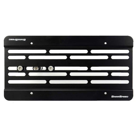 GrimmSpeed License Plate Relocation Kit - 2008-14 Subaru WRX/STI
