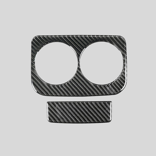 JDMuscle 15-21 WRX/STI P&S Series Carbon Fiber Rear Arm Rest Cup Holder Trim image 0