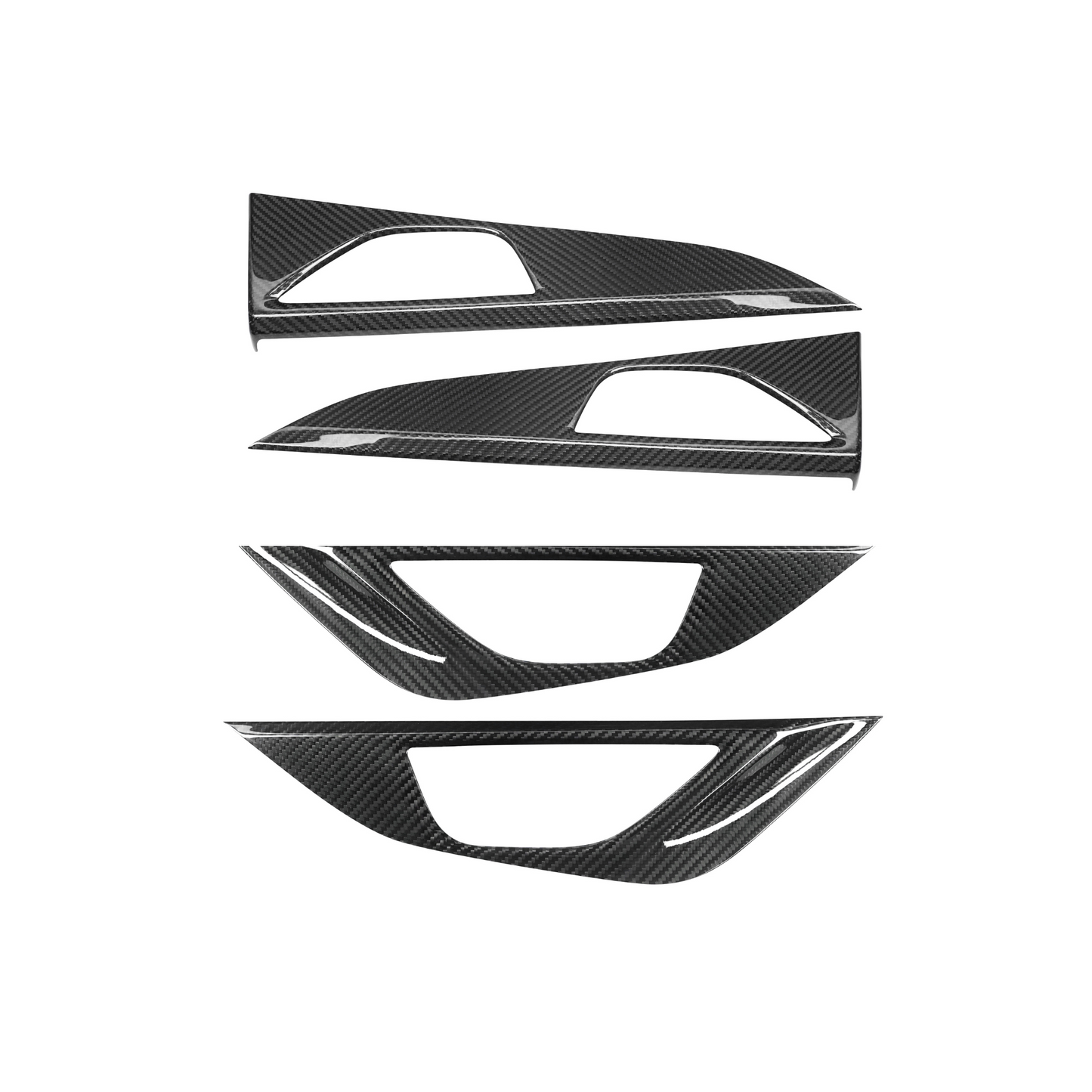 JDMuscle [22-25 WRX] Tanso Dry Carbon Fiber Door Pannel Covers - 4 PC image 0