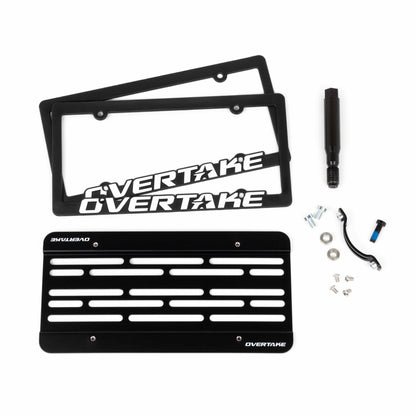 Overtake MaxxAdjust License Plate Relocation Kit - 18+ WRX/STI, 13+BRZ/FRS/86 image 1