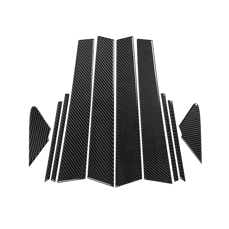 JDMuscle [22-25 WRX] P&S Series Carbon Fiber Exterior Pillar Covers 10 PC image 0