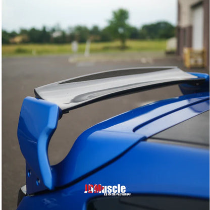 JDMuscle [08-14 WRX/STI] VS Style Spoiler w/ Brake Lights | Carbon Blade + Paint Matched