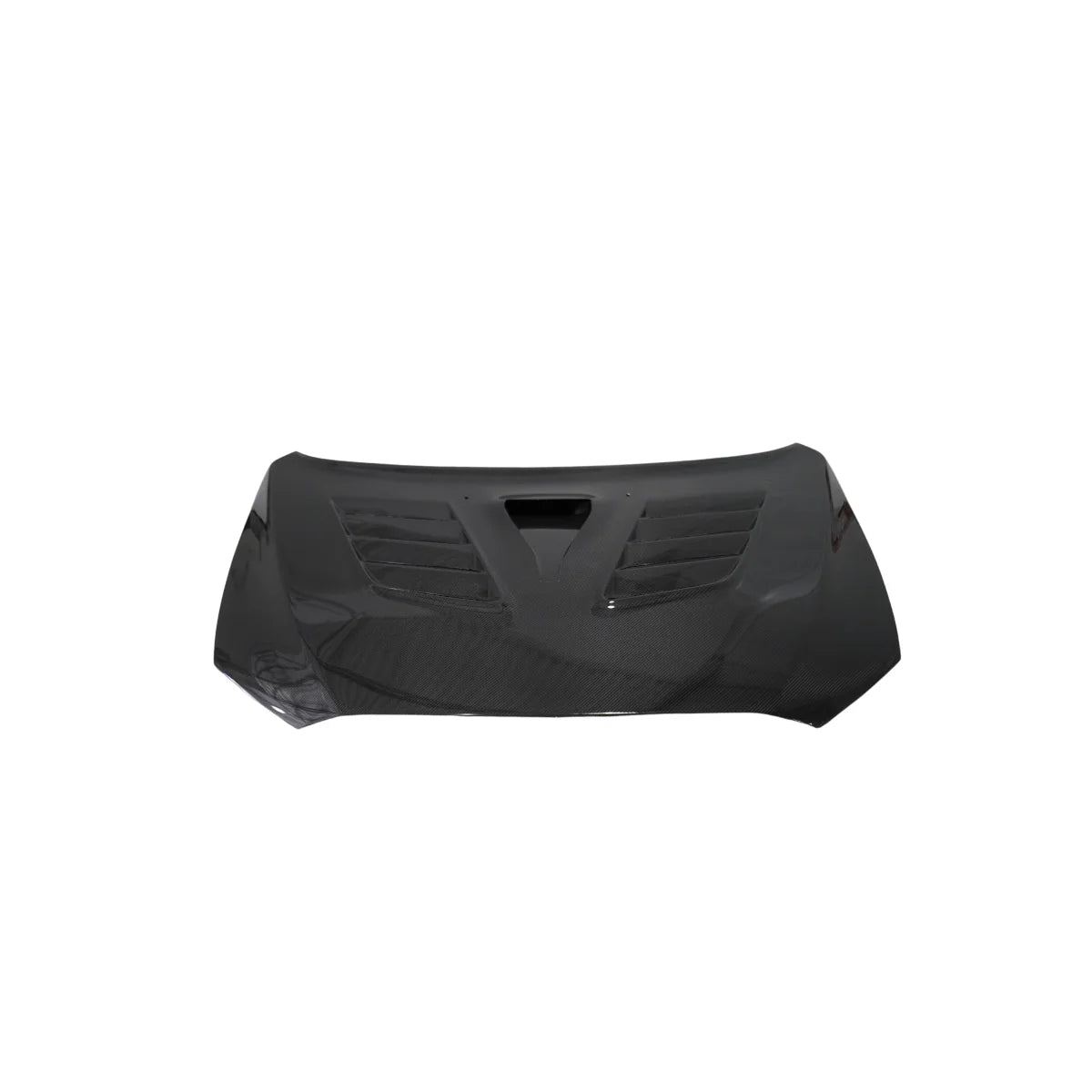 JDMuscle Tanso Carbon Fiber Hood w/ heat extract - 2008-2015 Mitsubishi Lancer Evo X