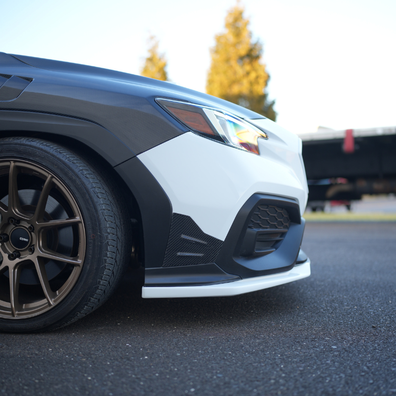 JDMuscle [22-25 WRX] V3 Carbon Fiber Canards image 0