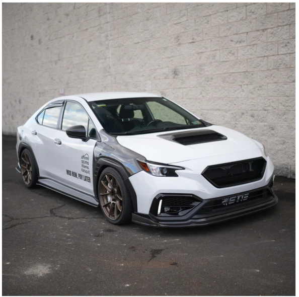 JDMuscle [22-25 WRX] Carbon Fiber Hood Scoop - Rally Style image 1
