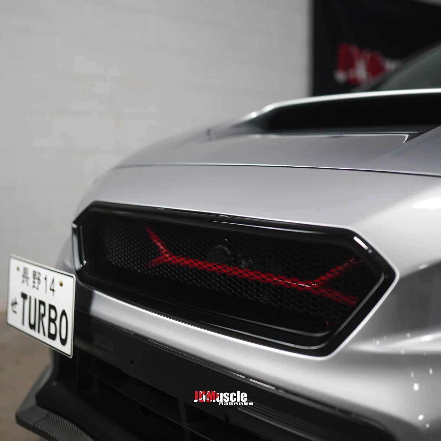 JDMuscle [15-21 WRX/STI] Front Member Brace - Red