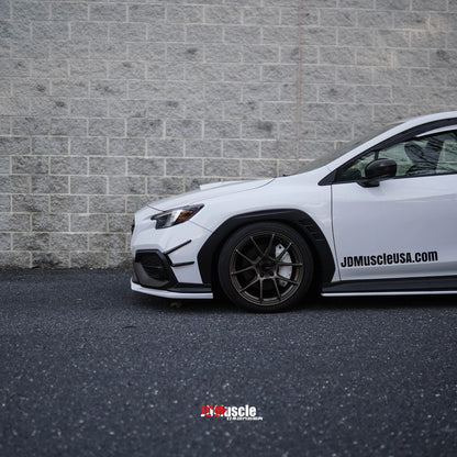 JDMuscle [22-25 WRX] Canards V1 ABS / Paint Matched / Gloss Black