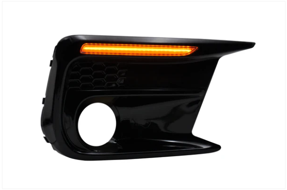 JDMuscle [18-21 WRX/STI] JDM Style Sequential Turn+Drl Bezel w/ Fog Light Cut Ou image 9