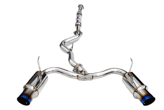 Invidia 08-14 Subaru STI 11-14 WRX Hatchback Dual N1 Titanium tip Cat-back Exhaust