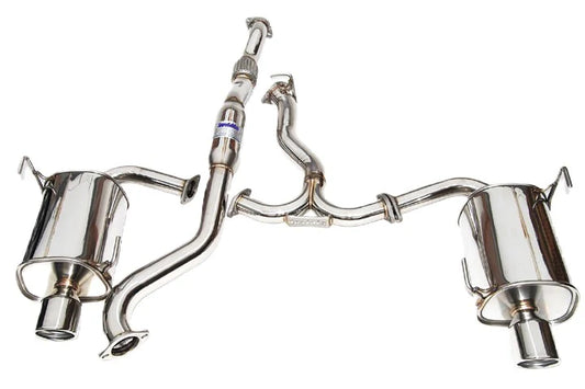 Invidia 08-14 Subaru WRX Sedan/Forester XT Q300 Dual Rolled S.S.Tips Cat-back Exhaust