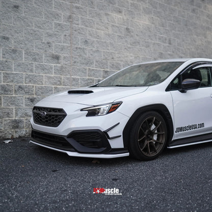JDMuscle [22-25 WRX] Canards V1 ABS / Paint Matched / Gloss Black