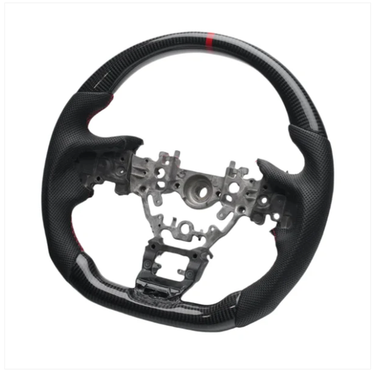 JDMuscle [22-25 WRX MT&CVT] Carbon-Lite Series Steering Wheel image 0