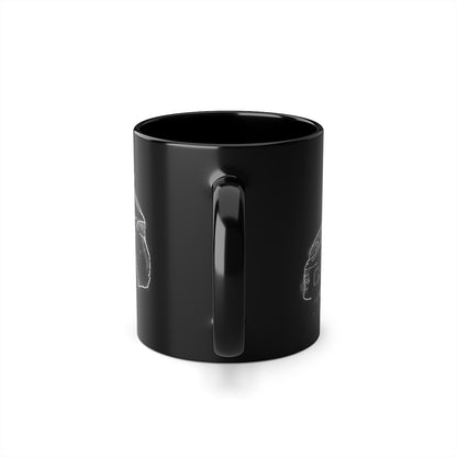 Black Coffee Cup, 11oz image 2