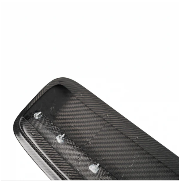JDMuscle [22-25 WRX] GC8 Style Version 2 Tanso Carbon Fiber Hood Scoop image 2