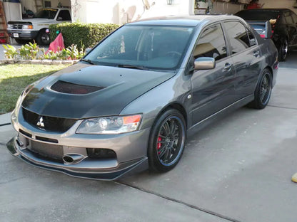 JDMuscle 05-07 EVO 9 Carbon Fiber VS Style Front Lip