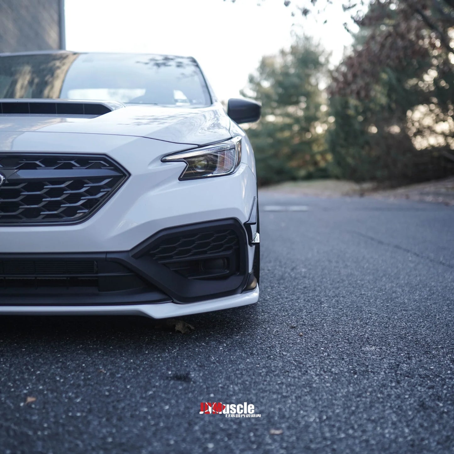 JDMuscle [22-25 WRX] Canards V1 ABS / Paint Matched / Gloss Black