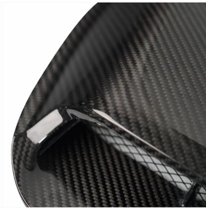 JDMuscle [22-25 WRX] GC8 Style Version 2 Tanso Carbon Fiber Hood Scoop image 3