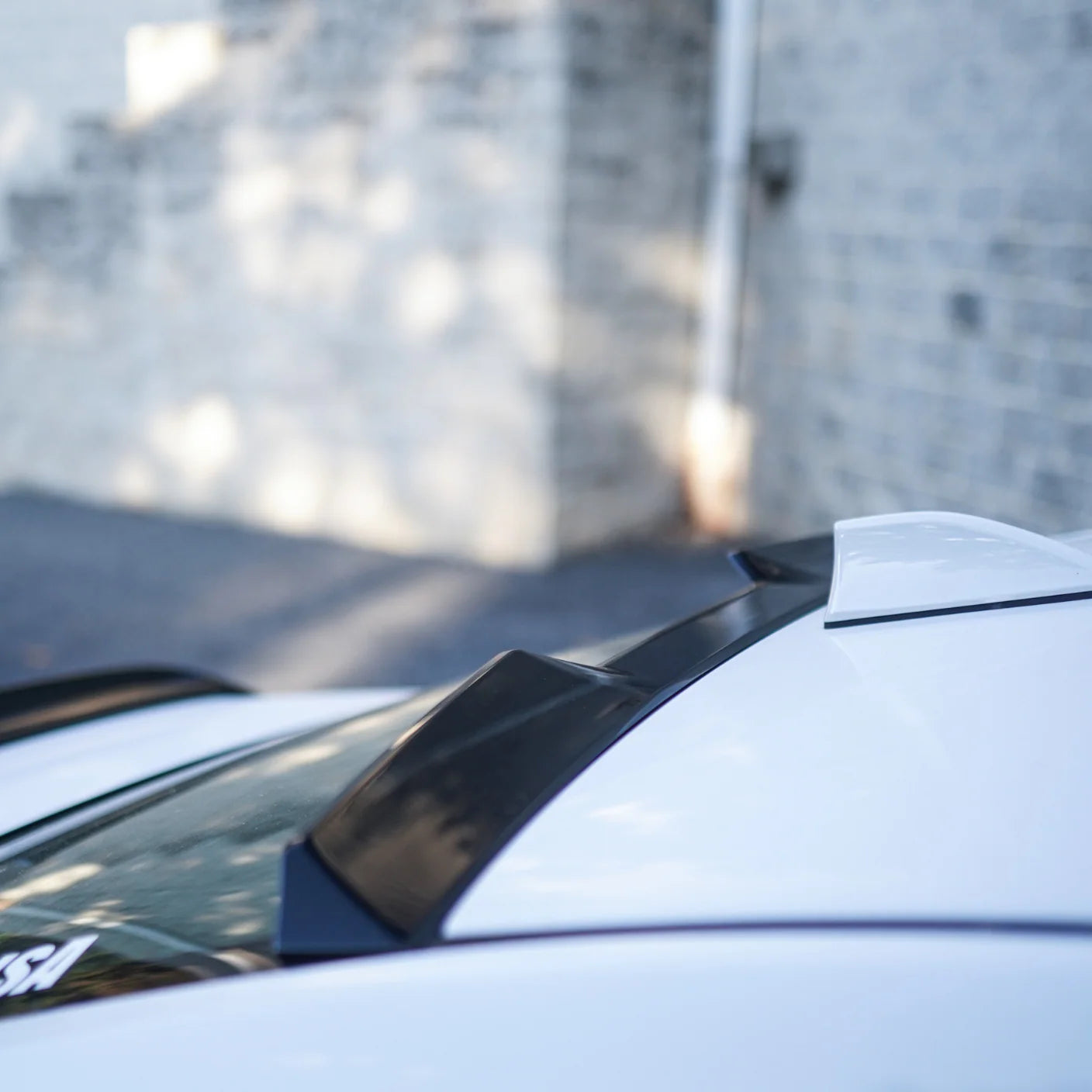 JDMuscle [22-25 WRX] V1 Roof Spoiler-Paint Matched/Gloss Black