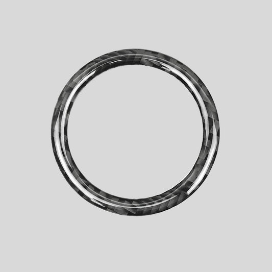 JDMuscle [15-21 WRX/STI] P&S Series Carbon Fiber Ignition Button Trim image 0