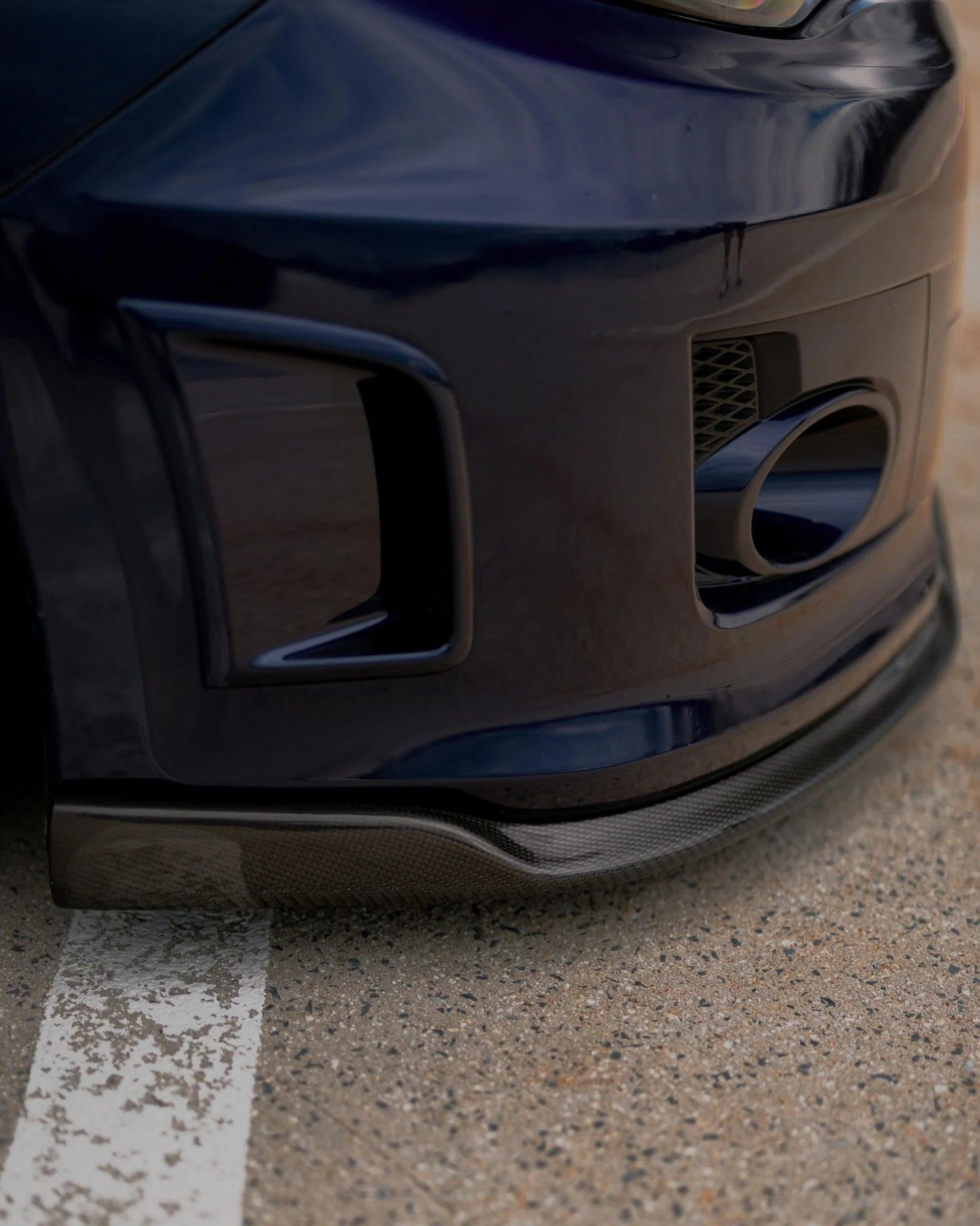 JDMuscle 11-14 WRX/STI CS2 STYLE FRONT CARBON FIBER LIP