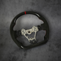 JDMuscle [15-21 WRX/STI] Carbon Lite Series Carbon Fiber Steering Wheel image 0